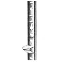 Kason® 10065009036 Stainless Steel Keyhole Shelf Pilaster - 36 inch