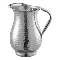 Tablecraft RP68 Remington 64 oz. Stainless Steel Beverage Pitcher with Ice Guard