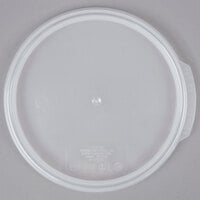 Cambro RFS6SCPP190 6, 8 Qt. Translucent Round Seal Cover for Clear Camwear Containers