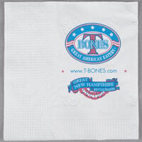 Choice White 3-Ply Customizable Beverage / Cocktail Napkins - 2400/Case