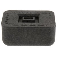 HS Inc. HS1024 Charcoal Small Multi-Purpose Container with Lid - 24/Case