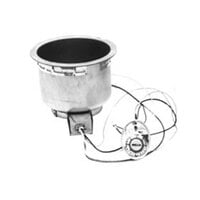 Wells 5P-SS8TUCI-120 7 Qt. Round Insulated Drop In Soup Well with Cord - Top Mount, Thermostatic Control, 120V