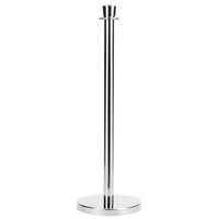 Aarco LC-7 Chrome 40" Rope Style Crowd Control / Guidance Stanchion