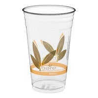 Bare by Solo RTD24BARE Eco-Forward 24 oz. RPET Cold Cup - 600/Case