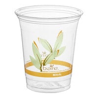 Bare by Solo RTP12BARE Eco-Forward 12 oz. RPET Squat Cold Cup - 1,000/Case