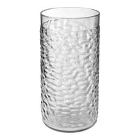 GET 3316-SM Waikiki 16 oz. Smoke Customizable SAN Plastic Hammered Tumbler - 72/Case