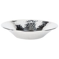 American Metalcraft HMRD08 8 1/2" Round Hammered Stainless Steel Serving Bowl