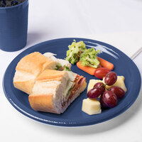 Creative Converting 28113731 10 inch Navy Blue Plastic Plate - 240/Case