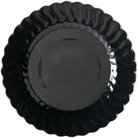 Fineline Flairware 210-BK 10 1/4" Black Plastic Plate - 144/Case