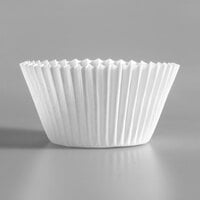 White Fluted Baking Cup 2 1/4" x 1 7/8" - 500/Pack