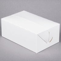 7" x 4 1/2" x 2 3/4" White Take Out Lunch / Snack / Chicken Box - 500/Case