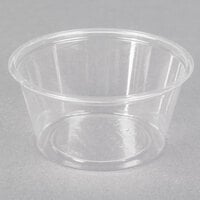 Fabri-Kal GPC200 Greenware 2 oz. Compostable Clear Plastic Souffle / Portion Cup - 200/Pack