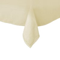 Intedge Square Ivory Hemmed 65/35 Poly/Cotton Blend Cloth Table Cover