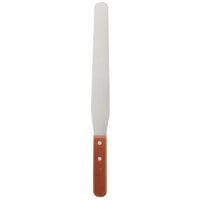 Thunder Group 10" Blade Straight Baking / Icing Spatula with Wood Handle
