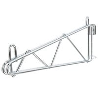 Metro 1WS14S Super Erecta Stainless Steel Post-Type Wall Mount 14 inch Shelf Support