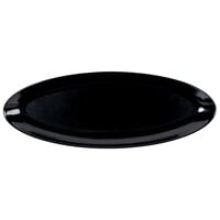 GET ML-255-BK 27" x 10" Black Siciliano Oval Platter - 3/Case
