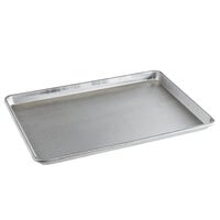 Advance Tabco 18-8A-13 Half Size 18 Gauge 13 inch x 18 inch Wire in Rim Aluminum Sheet Pan