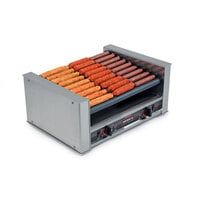 Nemco 8027-SLT-220 Slanted Hot Dog Roller Grill - 27 Hot Dog Capacity (220V)