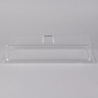 Cambro RD926CW Camwear 9" x 26" Clear Rectangular Pastry Tray Cover