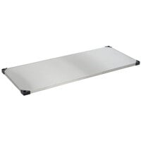 Metro 2460FS Super Erecta 24 inch x 60 inch Flat Stainless Steel Solid Shelf