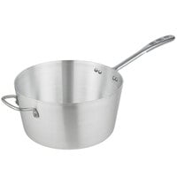 Vollrath 67308 Wear-Ever 8.5 Qt. Tapered Aluminum Sauce Pan with TriVent Chrome Plated Handle