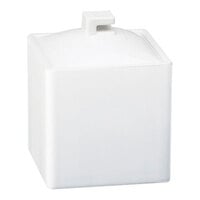 Cal-Mil 1432-15 Eco Modern 4" White Melamine Jar with Lid