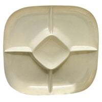 Thunder Group PS1515V Passion Pearl Chip and Dip Platter - 6/Pack