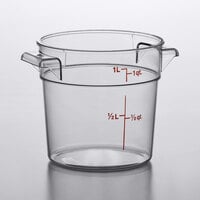 1076307 - StorPlus™ Round Food Storage Container 2 qt - Clear