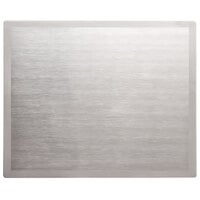 Vollrath 8250016 Miramar Blank Stainless Steel Double Well Adapter Plate with Satin Finish Edge