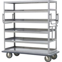 Metro MQ-512L Queen Mary Banquet Service Cart with 5 Ledged Shelves