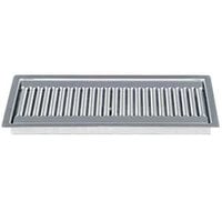 Micro Matic DP-220D 12" Stainless Steel Flush Mount Drip Tray with 3/4" NPT Drain