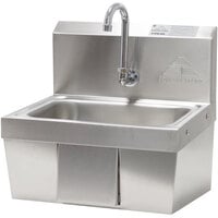 Advance Tabco 7-PS-44 Hands Free Hand Sink with Panel Valve - 17 1/4"