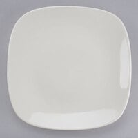 Tuxton BEH-110C 11 inch Eggshell Square China Plate - 12/Case
