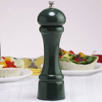 Chef Specialties 08851 Professional Series 8 inch Customizable Autumn Hues Forest Green Pepper Mill