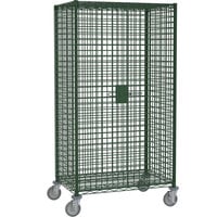 Metro SEC53EK3 Metroseal 3 Mobile Standard Duty Wire Security Cabinet with Casters (Two Locking) - 40 3/4 inch x 27 1/4 inch x 68 1/2 inch