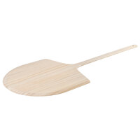 18 inch x 18 inch Wooden Pizza Peel with 24 inch Handle