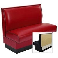 American Tables & Seating AS-36-Wall Plain Fully Upholstered Wall Bench - 36" High