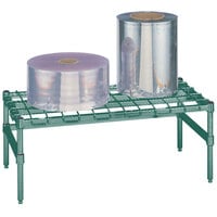 Metro HP55K3 48" x 24" x 14 1/2" Heavy Duty Metroseal 3 Dunnage Rack with Wire Mat - 1300 lb. Capacity