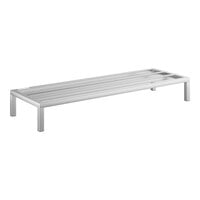 Regency 60 inch x 20 inch x 8 inch Aluminum Dunnage Rack - 1740 lb. Capacity