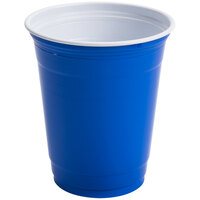 Solo P12SB 12 oz. Blue Plastic Cup - 1000/Case