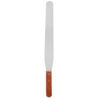 Thunder Group 12" Blade Straight Baking / Icing Spatula with Wood Handle