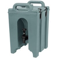 Cambro 100LCD401 Camtainers® 1.5 Gallon Slate Blue Insulated Beverage Dispenser