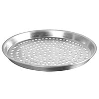 American Metalcraft PADEP13 13 inch x 1 inch Perforated Standard Weight Aluminum Tapered / Nesting Deep Dish Pizza Pan