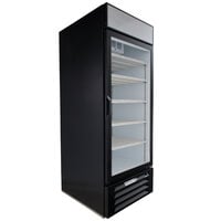 Beverage-Air MMR27HC-1-B MarketMax 30 inch Black Glass Door Merchandiser Refrigerator with White Interior