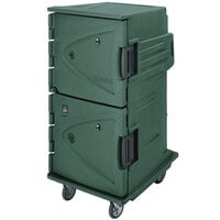Cambro CMBHC1826TBC192 Camtherm® Granite Green Tall Profile Electric Hot / Cold Food Holding Cabinet in Celsius - 110V