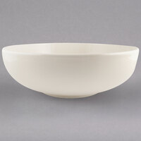 Homer Laughlin by Steelite International HL18500 Unique 2.1 Qt. Ivory (American White) China Bistro Bowl - 6/Case