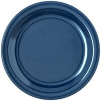 Carlisle 4350335 Dallas Ware 7 1/4 inch Cafe Blue Melamine Plate - 48/Case