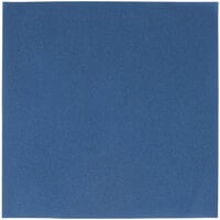 Navy Blue Flat Pack Linen-Like Napkin, 16 inch x 16 inch - Hoffmaster 125042 - 500/Case