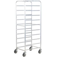 Winholt AL-1810B End Load Aluminum Platter Cart - Ten 18 inch Trays