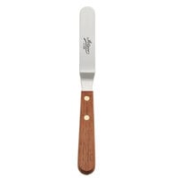 Ateco 1385 4 3/4 inch Blade Offset Baking / Icing Spatula with Wood Handle